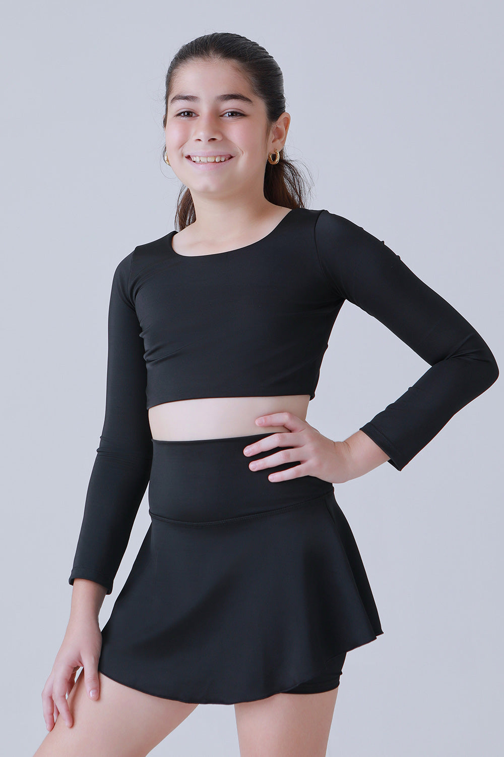 Elevate Black Sleevlees Top