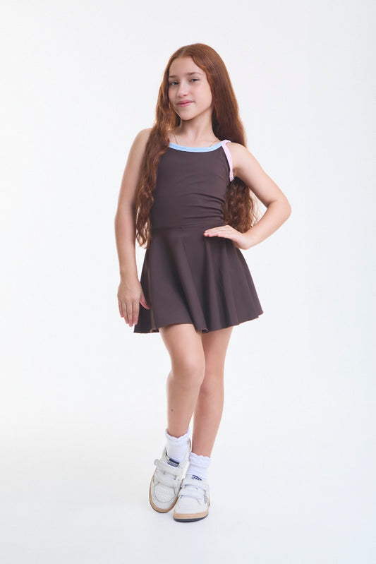Acorn Dress Brown