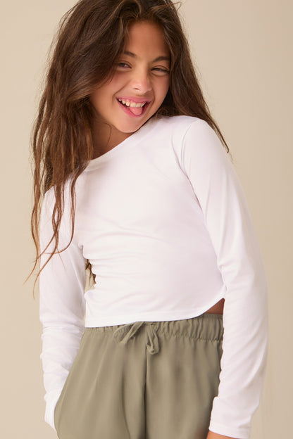 Long Sleeve White